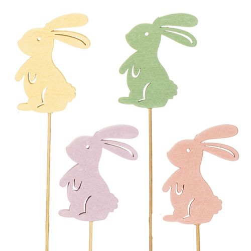 Product Decorative rabbits on a stick as graphic accents for tables and planters, 31.5cm, 16 pieces