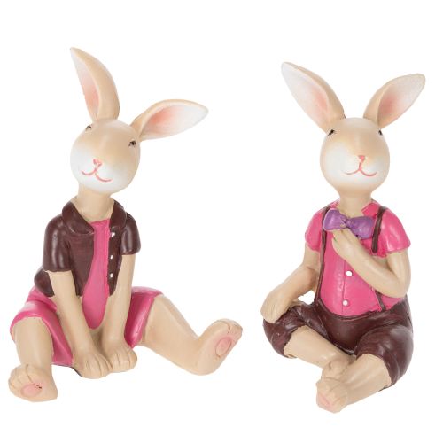 Product Easter Bunny Figurines Set, Cute Table Decoration for Easter and Spring, 9cm, 4 Pieces