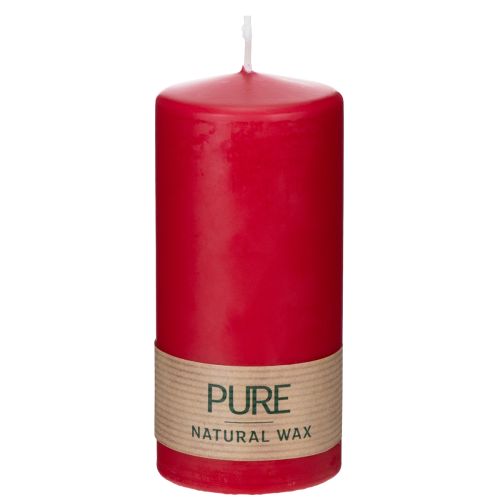 Product PURE pillar candle made of natural wax for a cozy atmosphere 13cm