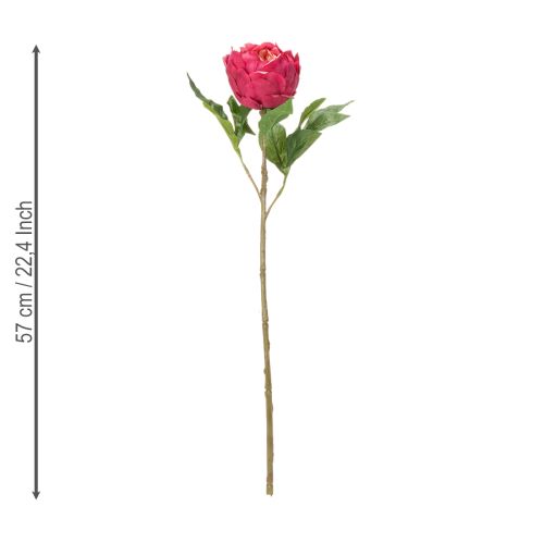 Product Artificial peony flower for elegant interior decoration, 58cm