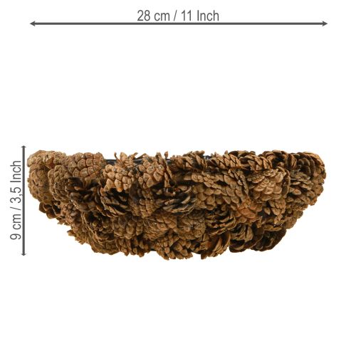 Product Planting bowl Real pine cones Pine cone bowl Natural Ø28cm H9cm