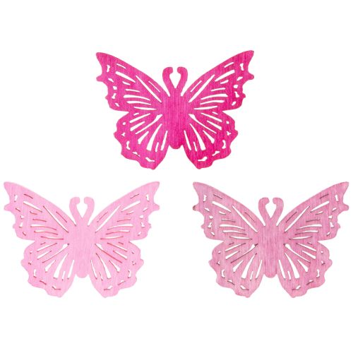 Product Decorative butterfly scatter elements for spring-like table and bowl arrangements, 4cm, 72 pieces