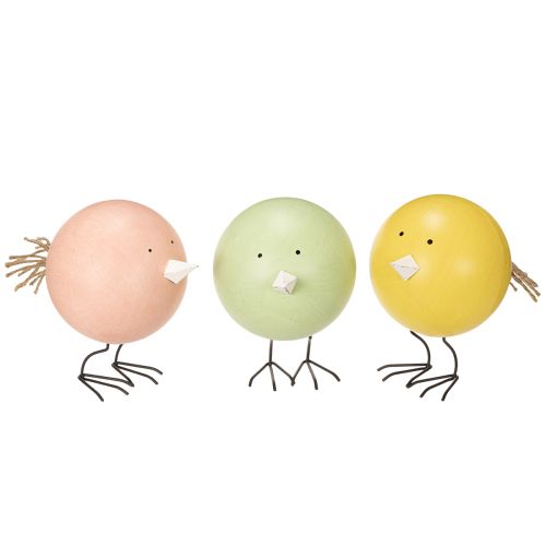 Product Decorative chick figurines as a cheerful eye-catcher for spring and Easter, 12cm, 3 pieces