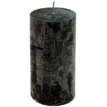 Product Black candles Colored pillar candles 60x100mm 4pcs