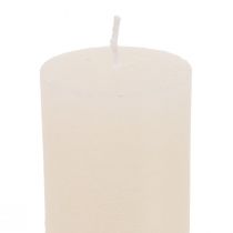 Product Large candles Colored candles cream 50x300mm 4pcs