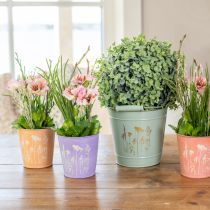 Product Flowerpot metal peach planter Ø10.5cm H10.5cm