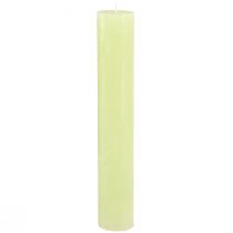 Product Solid coloured candles lime green​ ...