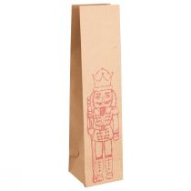 Product Gift bag Christmas paper bag nutcracker 28×8cm 5 pcs