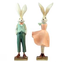 Product Bunny girl bunny boy bunny decoration Easter H36cm 2pcs