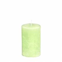 Product Candle Lime Green​​​​​​​​ solid coloured 60mm x 80mm 4 pcs