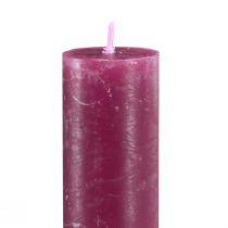 Product Candles Solid Colored Berry Taper Candles 34x300mm 4 Pcs