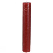 Product Candles Solid Colored Taper Candles Dark Red 50×300mm 4 Pcs