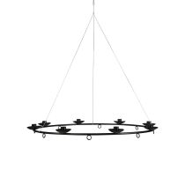 Product Candlestick black hanging candlestick candle holder Ø39cm