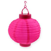 Product Lampion LED with solar 20cm pink