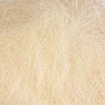 Product Natural fibre sisal grass for crafting Sisal grass cream white 500g