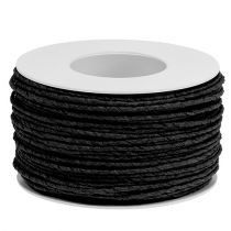 Product Paper cord wire wrapped Ø2mm 100m black