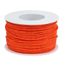 Product Paper cord wire wrapped Ø2mm 100m Orange