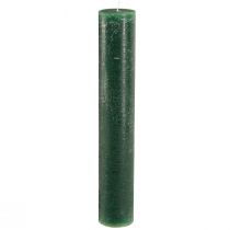 Product Rustic green candle for atmospheric lighting and holiday decoration Length 300mm Width 50mm 4 pcs