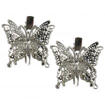 Product Metal butterfly on clip 12pcs