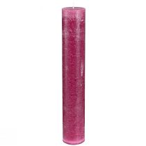 Product Taper candles Solid coloured candles Berry 50x300mm 4 pcs