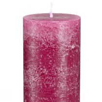 Product Taper candles Solid coloured candles Berry 50x300mm 4 pcs