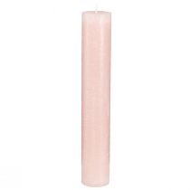 Product Taper candles, coloured candles, light pink, 50 x 300 mm, 4 pieces