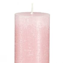 Product Taper candles, coloured candles, light pink, 50 x 300 mm, 4 pieces