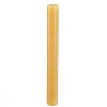 Product Taper candles colored honey 34x300mm 4 pcs