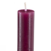 Product Taper candles dyed Burgundy 21×240mm 12 pcs