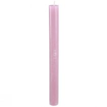 Product Taper candles colored candles old pink 21×240mm 12 pcs