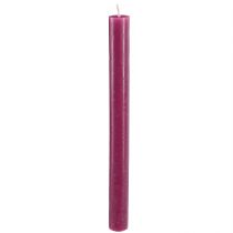 Product Taper candles colored candles Berry 21×240mm 12 pcs