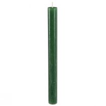 Product Taper candles colored candles dark green 21×240mm 12 pcs