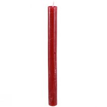 Product Taper candles colored candles dark red 21×240mm 12 pcs