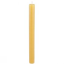 Product Taper candles colored candles honey 21×240mm 12 pcs