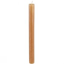 Product Taper candles colored candles caramel 21×240mm 12 pcs