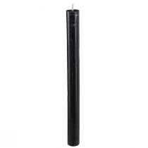 Product Taper candles colored candles black 21×240mm 12 pcs