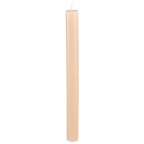 Product Taper candles colored Orange Peach 21×240mm 12pcs