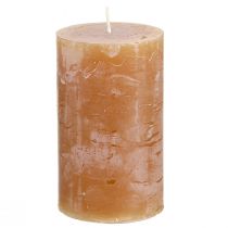 Product Pillar Candles Caramel Candles Solid Colored 60x100mm 4 pcs