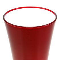 Product Vase “Fizzy” Ø13.5cm H20cm Red 1 pc