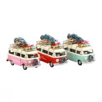 Product Christmas bus Christmas car vintage decoration metal 17cm 1pc