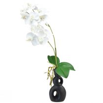 Product White Orchid on Pick Artificial Phalaenopsis Real Touch 39cm