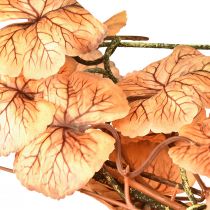 Product Decorative hanging autumn leaf garland Heuchera 150cmx15cm