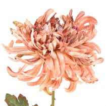 Product Chrysanthemums Pink Salmon Artificial Ø13cm L72cm 2pcs