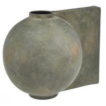 Product Decorative vase ceramic antique look bronze grey 30×20×24cm