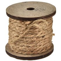 Product Jute cord decorative cord rustic Ø5mm wooden spool with 7m each 2pcs