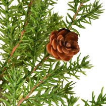 Product Artificial coniferous branches – pine branches with cones green 48cm 3pcs