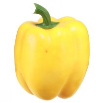 Food dummy decoration vegetables pepper yellow H10cm