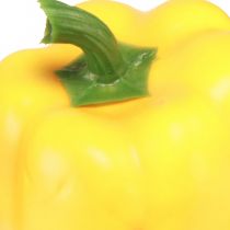 Product Food dummy decoration vegetables pepper yellow H10cm