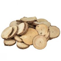 Product Mini wooden discs decorative tree discs natural Ø3-6cm 600g