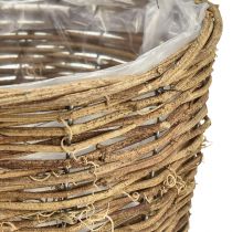 Product Plant basket made of vine plant pot natural 20cmx17cmx14cm